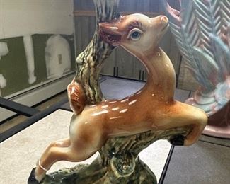 1940s Deer Candlestick