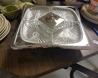 MCM atomic age Lazy Susan