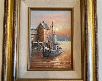 1918 to 2010 original oil sign Max Savy