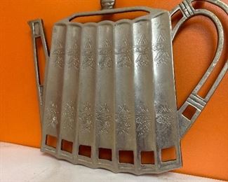 1950s Gottinger silver tea pot trivet