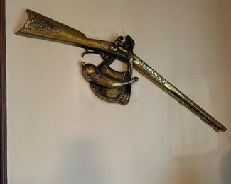 Vintage Japan, 1165 cast metal wall hanging