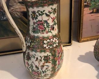 Chinese porcelain pitcher 