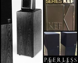Reference Series KEF Speakers $189 or bid #4