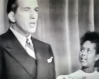 TONI HARPER'S first appearance on The Ed Sullivan Show in 1947 at the age of 11. Find her on YouTube in this video singing "Swing Low Sweet Chariot," -she'll steal your heart :)