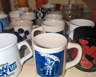 tons of mugs