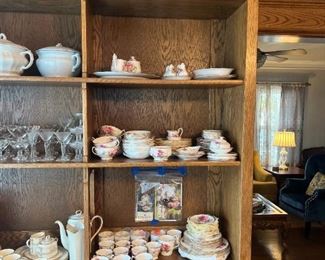 Royal Albert American Beauty China  and Noritake Magnificance