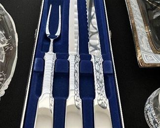 Towles Silversmith carving set
