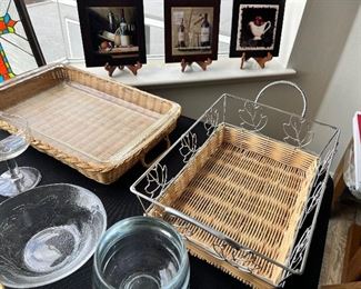 Kitchen baskets and cookwear