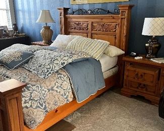 Broyhill bedroom furniture 
Queen bed. Mattress not for sale. 