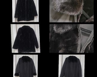Clothing 3 reversible fur coat 
