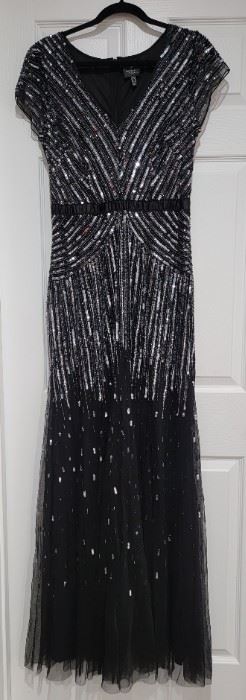 Clothing 19 Adrianna Papell beaded sparkle gown size 12.  Gently used good condition 