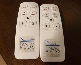 In motion king bed by Southerland. Sold separately from mission style solid wood frame