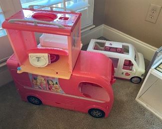 Even Barbie has a camper van!