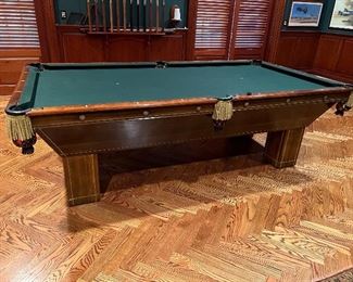 Friedrich Billiards Pool Table made from magnolia Wood ~~~ ANTIQUE probably ‘20’s ~~~RARE BUT NICE
Friedrich Air Conditioning ; Type, Private ; Industry, HVAC ; Founded, 1883 (1883) ; Founder, Ed Friedrich  Also made Billiards Table