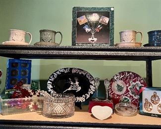 WATERFORD SALAD BOWL with FORK & SPOON