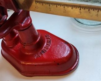 Vintage Fairbanks Brass Scale