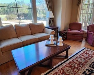 Neutral Upholstered Sofa