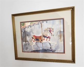 Carousel Framed Wall Art
