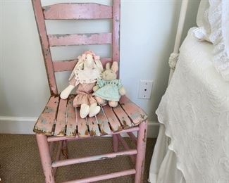Darling Pink Wooden Chair