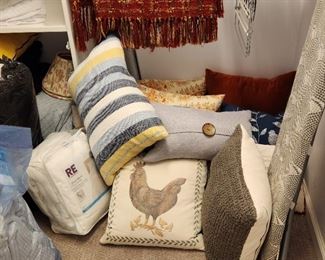 Pillows, pillows and more pillows