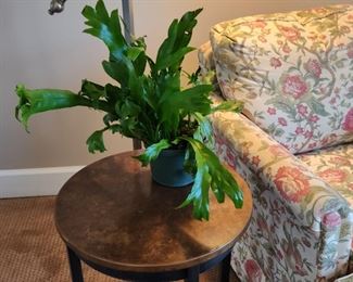 Copper Top Accent Table