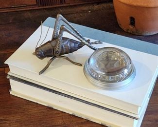Grasshopper and Paperweight