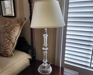Glass Candlestick Lamp