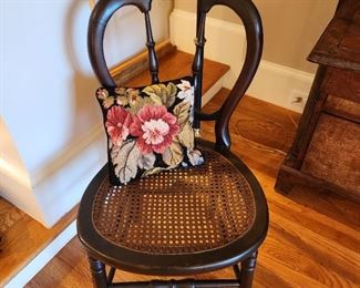 Vintage Chair with Cane Seat