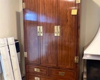"HENREDON, SCENE ONE" PIECES, ARMOIRE & DRESSERS & CREDENZA