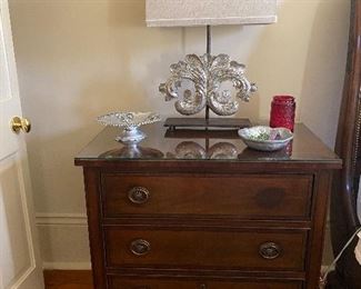 Chest of drawers . Architectural fragment lamp