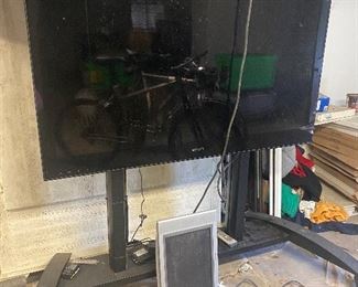 Sony outdoor TV on rollers