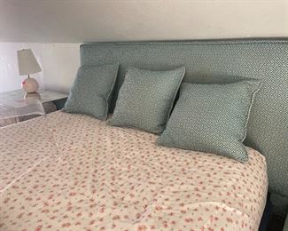 Queen upholstered bed