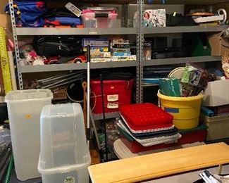 Children's toys, learning supplies, books, cds dvds, etc