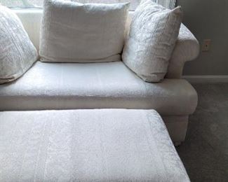 Bauhaus Love Seat and matching ottoman