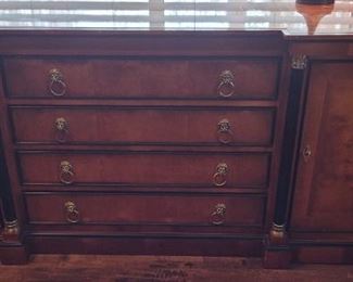 Century Silver Fine Furniture buffet with felt lined drawers