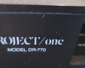 Project/one turntable