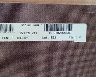 Hooker Cherry Entertainment Center