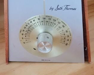 vintage Seth Thomas Transistor Metronome