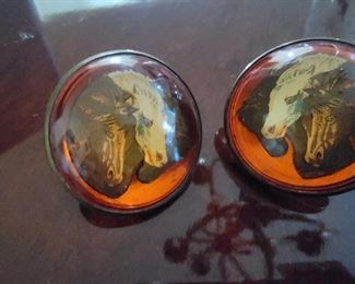 Antique Bridle Rosettes