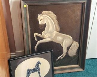 Equestrian Themed Cross Stitch and Other Artwork