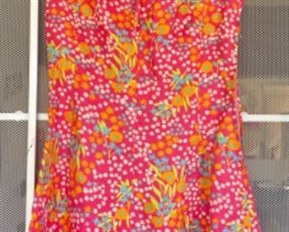 1960s Floral Mini Dress 