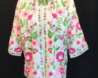 Vintage Cotton Embroidered Jacket 
