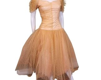 1980s Over the Top Party Dress 