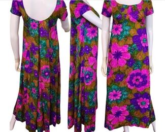 LovelyVintage Hawaiian Gown 