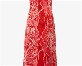 Unique Vintage Corduroy Print Aloha Holomuu