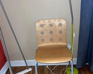 IKEA Jules Dining Chair & IKEA Lime Green Standing Lamp #0816!