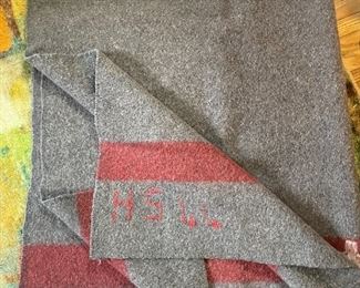 Vintage 1944 Red Cross Blanket!