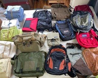 Queen Linens & Backpacks!