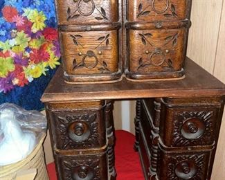 1800s Sewing Machine Cabinets!