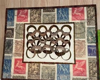 Original Annie French "Quiltwoman" Wall Hanging!